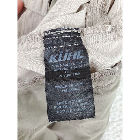 Kuhl Spire Convertible Roll Up Pants Womens 10 R Tan Beige Hiking (31x31.5) - Picture 14 of 16